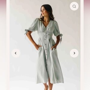 Piper & Scoot Larkins Button Up Gauze Midi